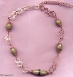 Copper Lampwork Necklace