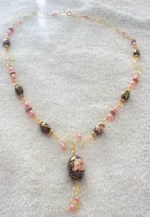 Custom Necklace with Cloisonne